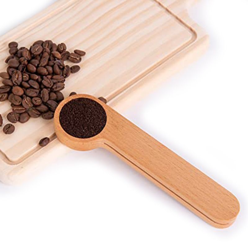 Wooden Coffee Measuring Spoon with Clip, Measuring Coffee Bean Spoon Clip Gift for Lovers
Wooden Coffee Measuring Spoon with Clip, Measuring Coffee Bean Spoon Clip Gift for Lovers