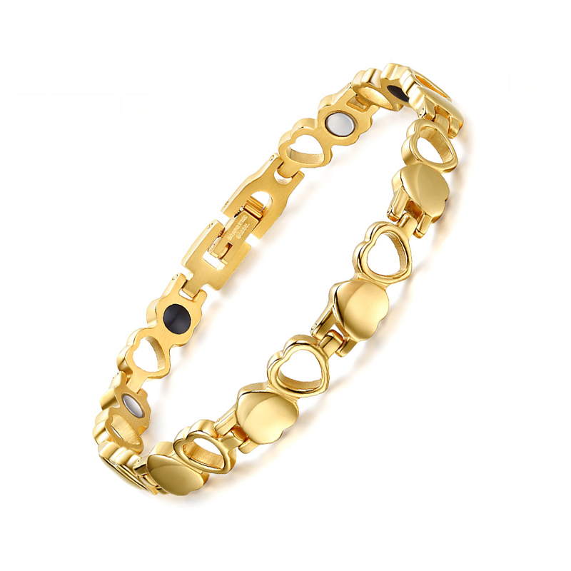 Bracelets & Bangles Bracelet Healthy Care Magnetic Bracelets Bangles Plate Heart Stainless Steel Women Female Fashion Jewelry
Bracelets & Bangles Bracelet Healthy Care Magnetic Bracelets Bangles Plate Heart Stainless Steel Women Female Fashion Jewelry