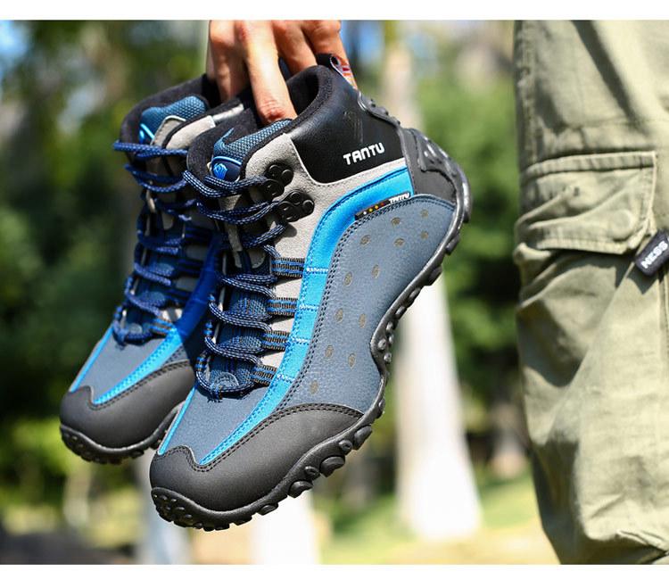 Hot Sale- fashion air cushion boots black green brown men's 95 ankle boots high top 95 s waterproof work boots men's shoes of high