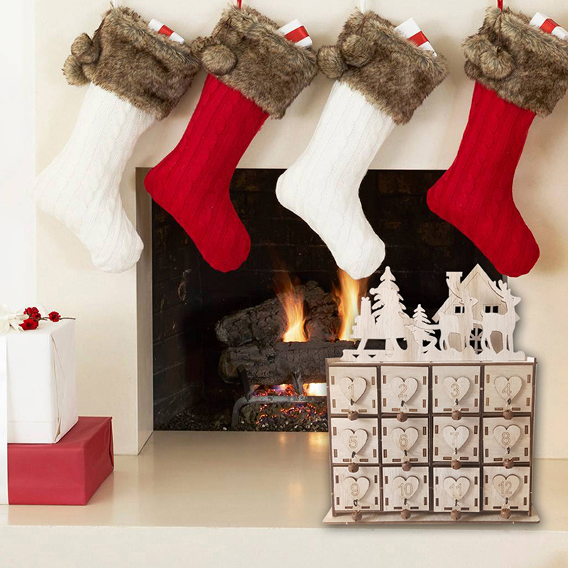 DIY Wedding Ornaments Jewelry Box With Key New Year Wooden Advent Calendar House Christmas Deer Decor Natural Crafts Supplies
DIY Wedding Ornaments Jewelry Box With Key New Year Wooden Advent Calendar House Christmas Deer Decor Natural Crafts Supplies