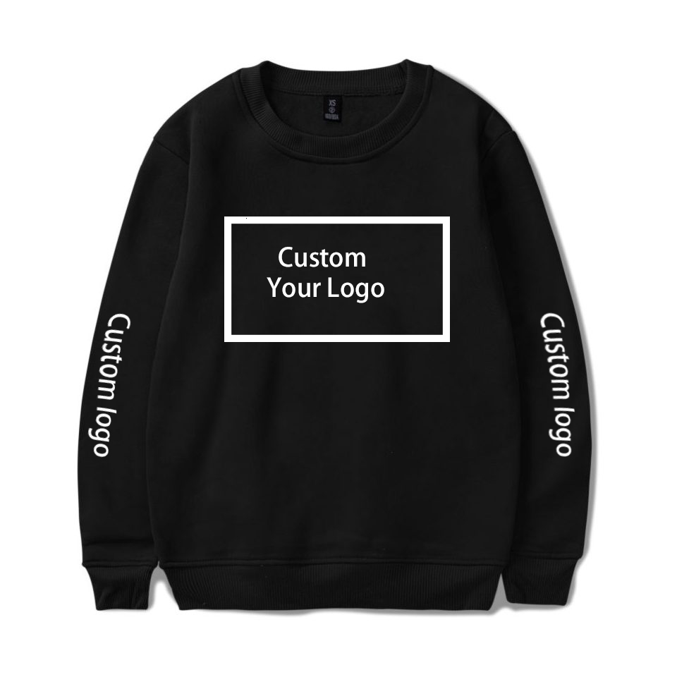 WAMNI Custom Sweatshirt Logo Print hooded Hoodie Customized Sweatshirt Cotton Streetwear Warm Crewneck Clothes V191019