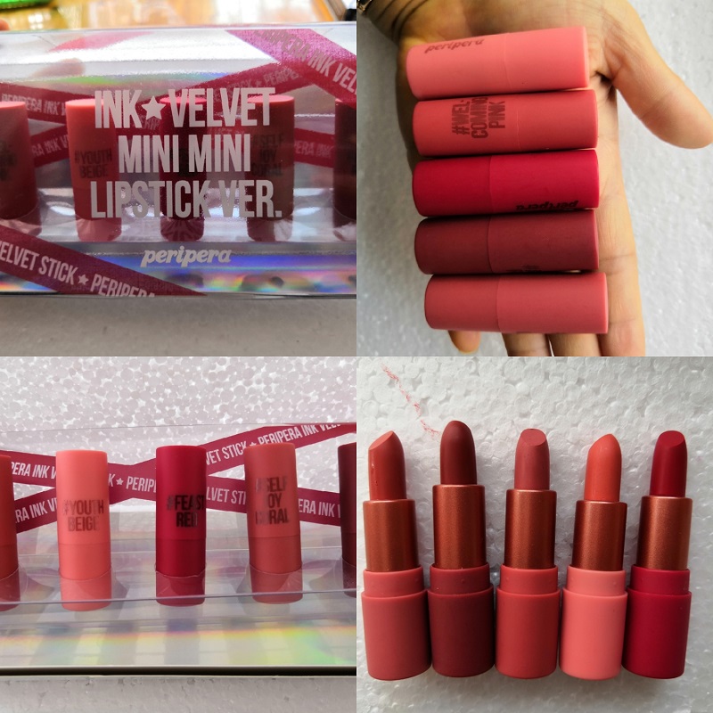 Hot brand Frost Sexy lipstick Makeup look in a box be sfnsational mini size Lipsticks 5pcs/set Frost Matte Lipstick, Mixed color
Hot brand Frost Sexy lipstick Makeup look in a box be sfnsational mini size Lipsticks 5pcs/set Frost Matte Lipstick, Mixed color