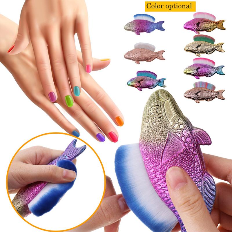 Soft goldfish shape nail brush cleaning nail brush duster powder cleaning manicure pedicure tool
Soft goldfish shape nail brush cleaning nail brush duster powder cleaning manicure pedicure tool