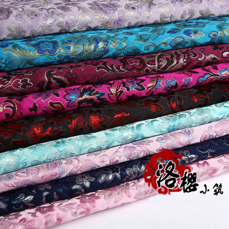 Woven Damask Hanfu Ancient Costume Chinese Dress Baby Clothes Kimono Cos Silk Satin Sewing Fabric