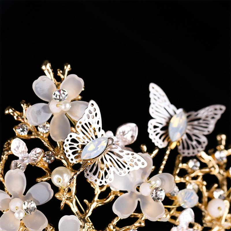 Beautiful Hand Made Crystal Wedding Crowns And Tiaras Rhinestone Headpieces Bridal Girls Women Proms Evening Brithday party Dress