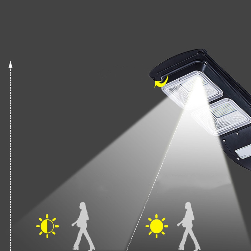 30W 60W 90W 120W Solar Street Lamp Radar Motion Sensor Waterproof IP67 Wall Outdoor Landscape Garden Road Light with pole