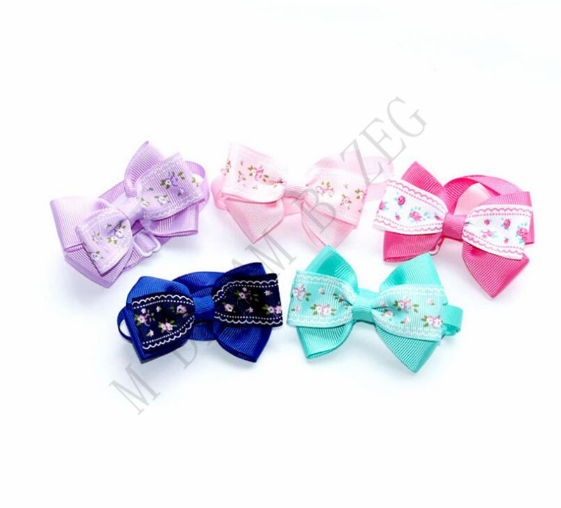 100 Colors Pets Necklace Adjustable Strap for Cat Collar Dogs Accessories Dog Tie Puppy Bow Ties Pet supplies