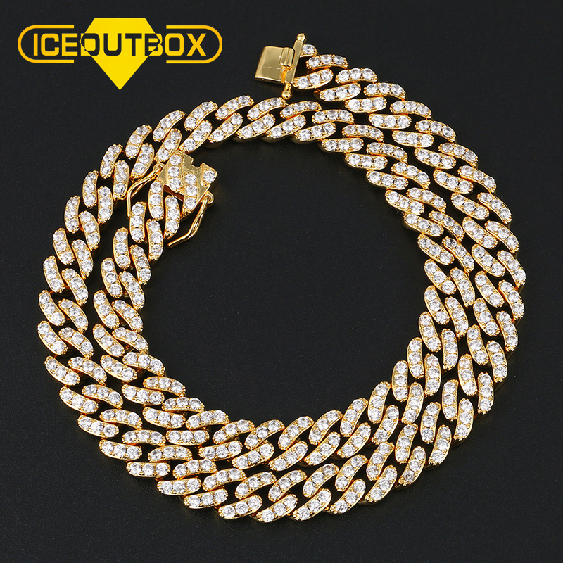 10mm Iced Miami Cuban Chain Necklace Copper Material Cubic Zircon Charm Iced Out Micro Pave Hip Hop Jewelry Top Drop Shipping
10mm Iced Miami Cuban Chain Necklace Copper Material Cubic Zircon Charm Iced Out Micro Pave Hip Hop Jewelry Top Drop Shipping