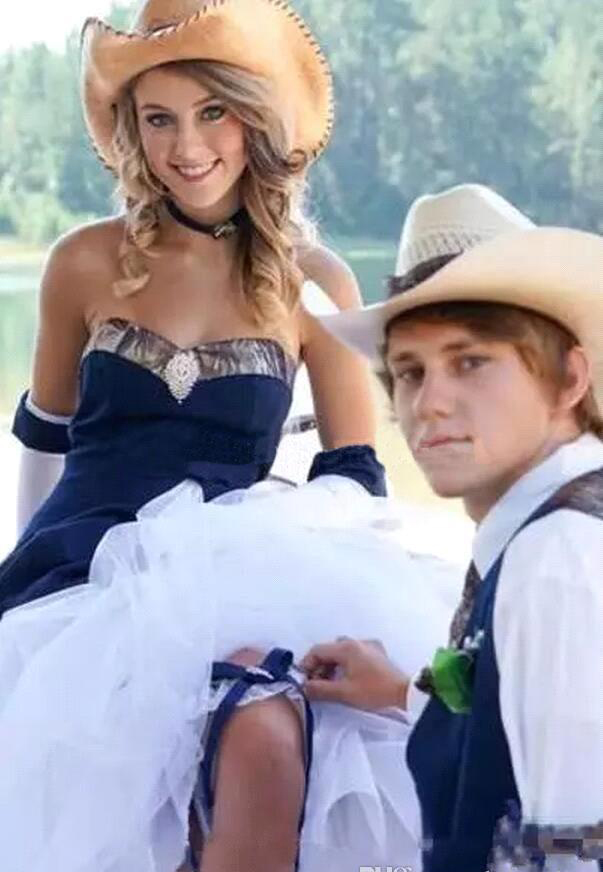 High Quality Sweetheart Wedding Dress Cowboy Camo A Line Country Garden Church Formal Bride Bridal Gown Custom Made Plus Size