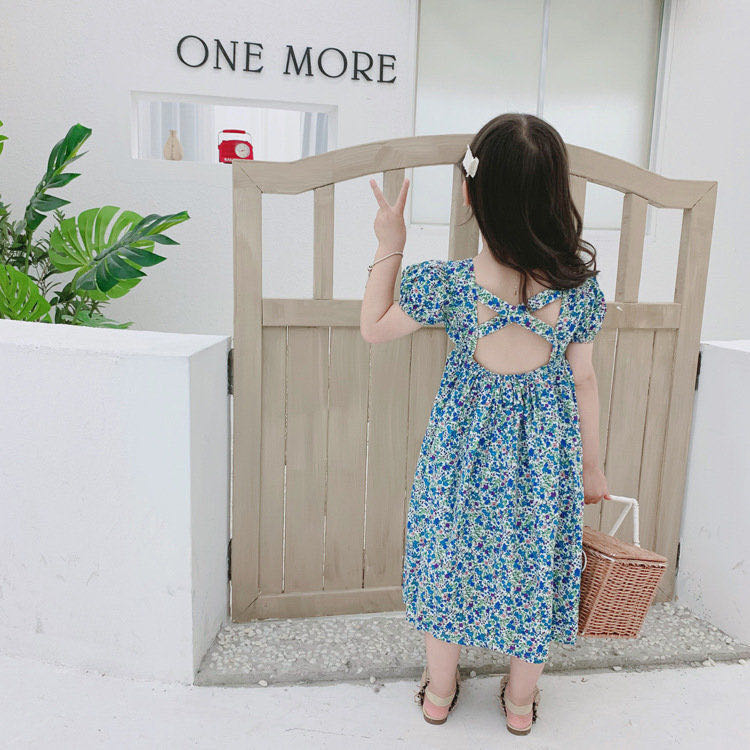 Holiday Baby Girls Flower Dress Elegant Summer Backless Dresses for Kids Girl Rural Floral Clothes Infant Princess Party Costume, Sky blue
Holiday Baby Girls Flower Dress Elegant Summer Backless Dresses for Kids Girl Rural Floral Clothes Infant Princess Party Costume, Sky blue