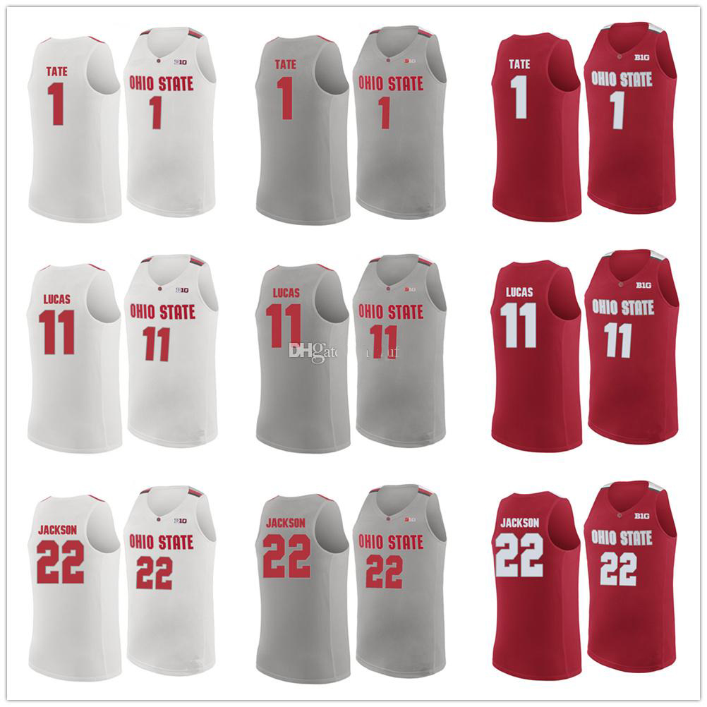 Jae'Sean Tate #1 Jerry Lucas #11 Jim Jackson #22 OSU Ohio State Buckeyes College Retro Basketball Jerseys Men's Stitched Custom Any Name, As show
Jae'Sean Tate #1 Jerry Lucas #11 Jim Jackson #22 OSU Ohio State Buckeyes College Retro Basketball Jerseys Men's Stitched Custom Any Name, As show