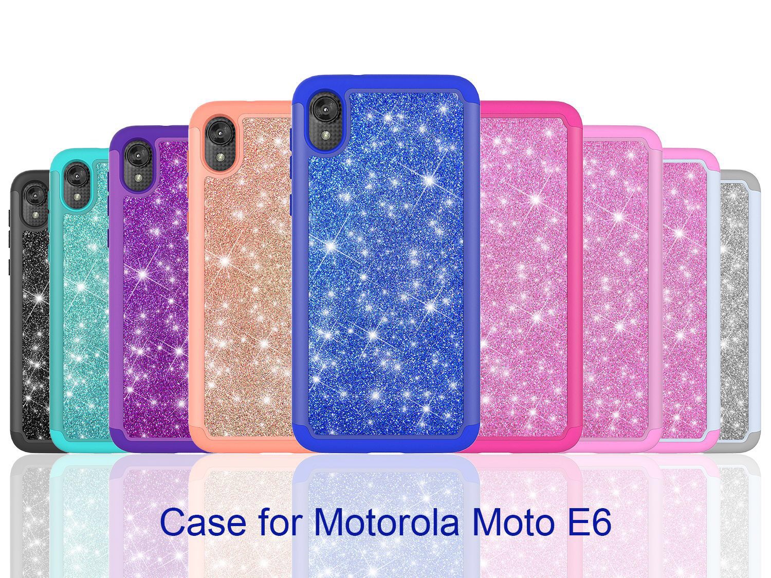 Glitter Bling Sparkly Hard Protective Phone Case for Revvl 4/Revvl 4+/Revvl 5G Note20 Moto E7 Samsung A01 A21 A11 A51 A71 Aristo5 Stylo6 K51, Grey
Glitter Bling Sparkly Hard Protective Phone Case for Revvl 4/Revvl 4+/Revvl 5G Note20 Moto E7 Samsung A01 A21 A11 A51 A71 Aristo5 Stylo6 K51, Grey