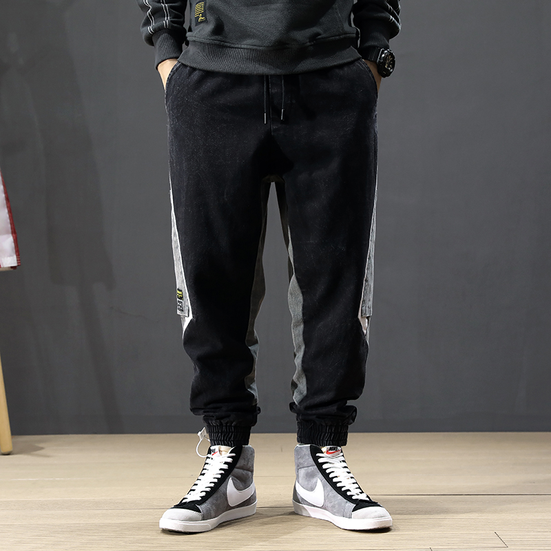 Autumn Fashion Streetwear Men Jeans Spliced Designer Multi Pockets Harem Jeans Men Cargo Pants Hip Hip Jogger, Black
Autumn Fashion Streetwear Men Jeans Spliced Designer Multi Pockets Harem Jeans Men Cargo Pants Hip Hip Jogger, Black