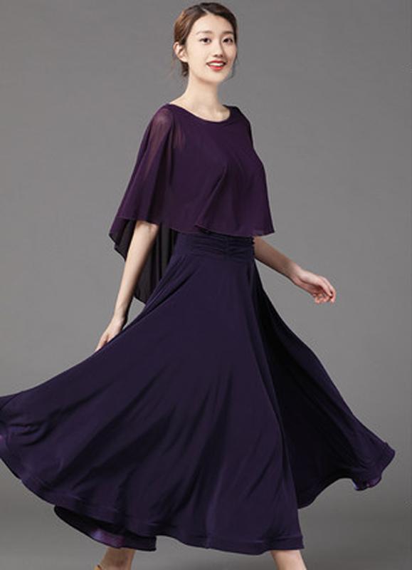 Ballroom dance big swing skirt dress modern dance skirt new high-end ballroom performance waltz suit competition, Black
Ballroom dance big swing skirt dress modern dance skirt new high-end ballroom performance waltz suit competition, Black