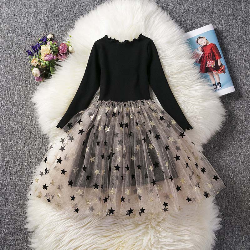 Girls Designer Dress Lace Dress for Kids Star Princess Dress British Style Elegant Skirt Autumn and Winter New Fashion Style Top Quality, Black
Girls Designer Dress Lace Dress for Kids Star Princess Dress British Style Elegant Skirt Autumn and Winter New Fashion Style Top Quality, Black