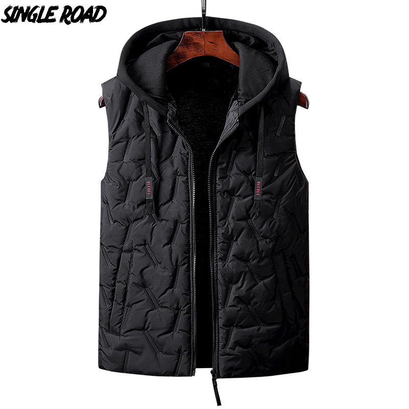 SingleRoad Winter Vest Men 2019 High Quality Sleeveless Jacket Male Hooded Coat Warm Mens Cotton Vest Windproof Bodywarmer Man, Army green vest
SingleRoad Winter Vest Men 2019 High Quality Sleeveless Jacket Male Hooded Coat Warm Mens Cotton Vest Windproof Bodywarmer Man, Army green vest