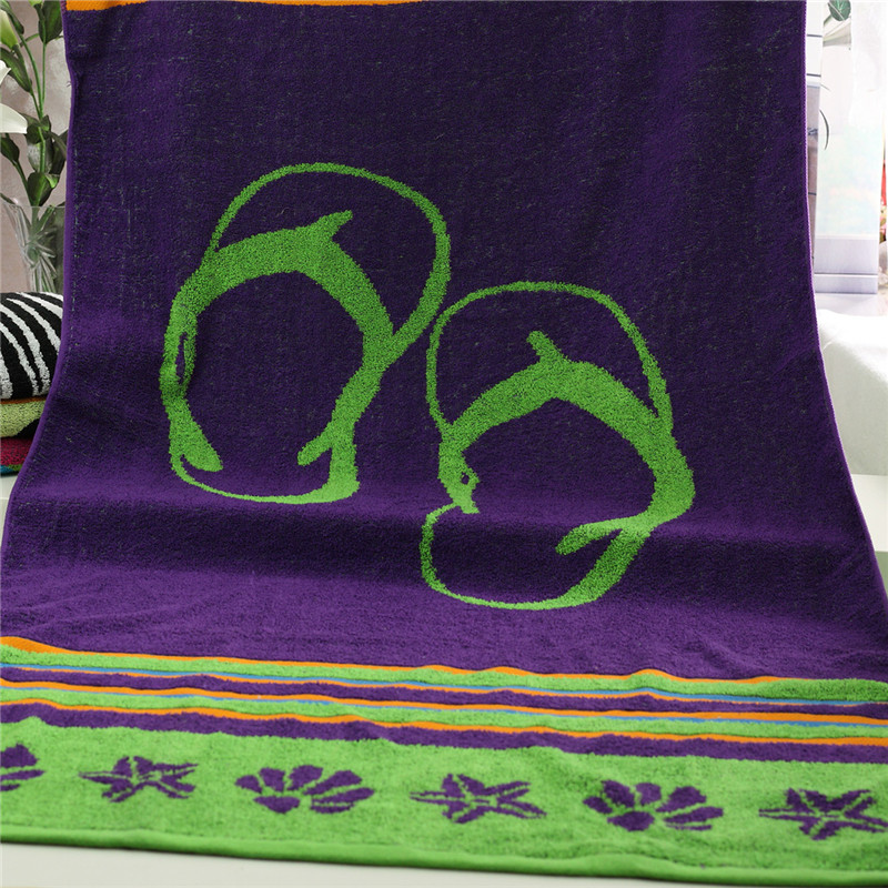 Summer Cotton Towel new style 100% cotton bath towel beach towel big variety of bright colors 75*150cm