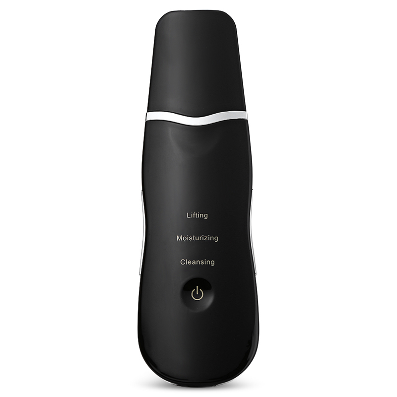 Rechargeable Ultrasonic Face Skin Scrubber Facial Cleaner Peeling Vibration Blackhead Removal Exfoliating Pore Cleaner Tools