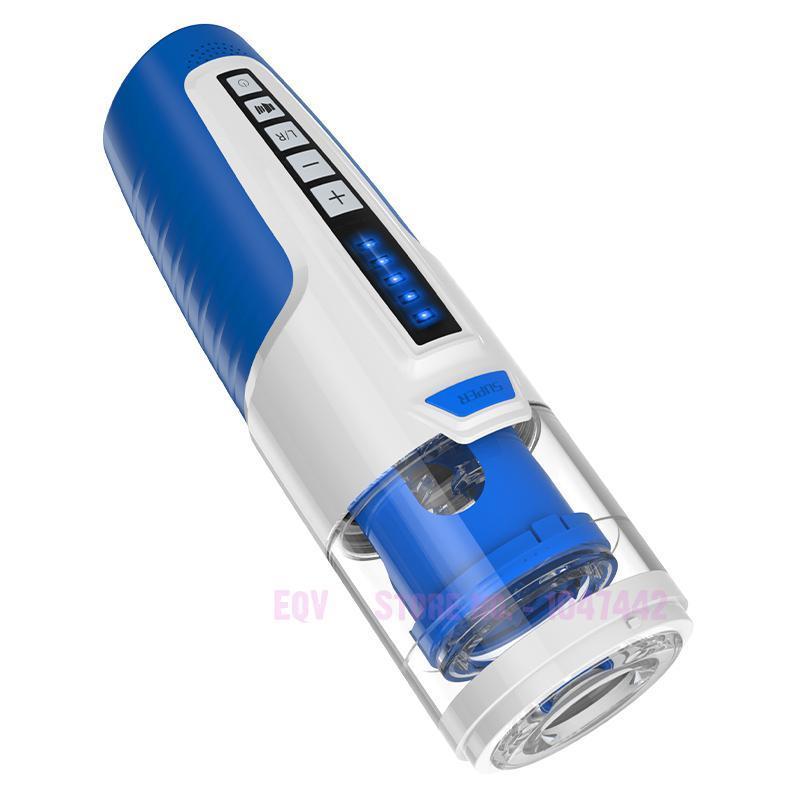 Leten Masturbation Piston 5 Speeds 5 Vibration Moan Masturbator For Man Automatic Strong Male Electric Masturbador Masculino Y190124
