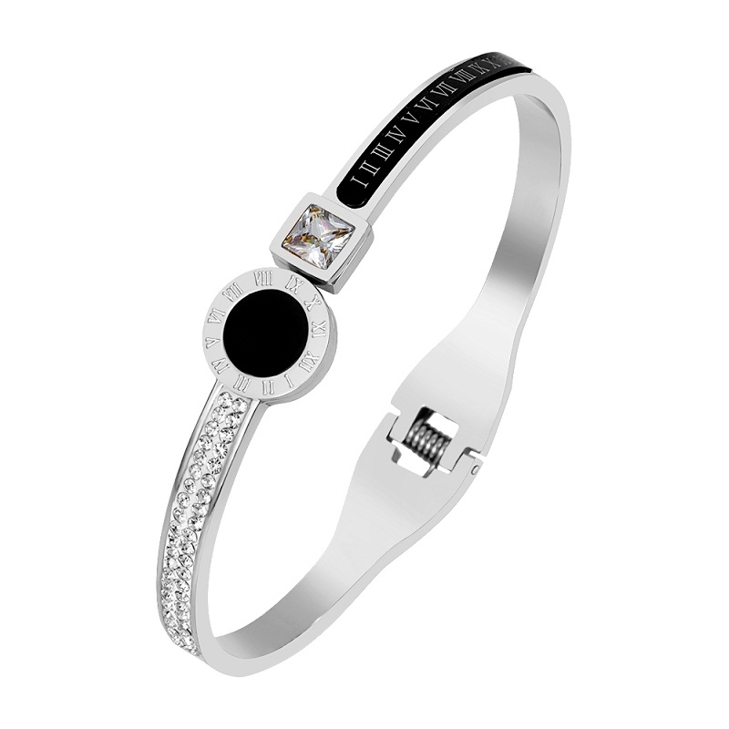 Luxury CZ Gold Plating Carving Roman Numeral Charm Bangle Bracelet Trendy Gold Plating Bangles For Women Jewelry Gift
Luxury CZ Gold Plating Carving Roman Numeral Charm Bangle Bracelet Trendy Gold Plating Bangles For Women Jewelry Gift