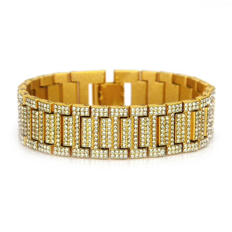 Hip Hop Iced Out Crystal Charm Bracelets Gold Silver Plated Bangle Fashion Party Club Jewelry For Women Men
Hip Hop Iced Out Crystal Charm Bracelets Gold Silver Plated Bangle Fashion Party Club Jewelry For Women Men