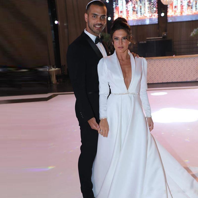 Vestido De Festa Arabic Prom Evening Dresses A Line White Satin Long Sleeve Formal Party Gowns, Daffodil
Vestido De Festa Arabic Prom Evening Dresses A Line White Satin Long Sleeve Formal Party Gowns, Daffodil