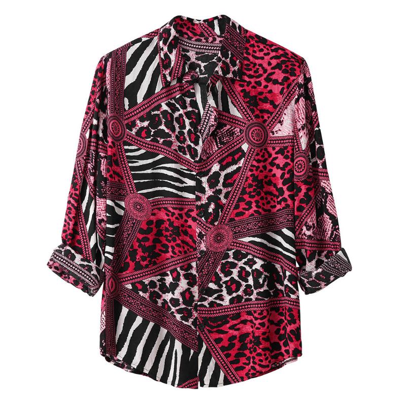 Mens Casual Shirts Summer Fashion Turn-down Collar Daily Panel Leopard Print Short Sleeve Single Breasted Hawaiian Shirt 2020, Blue
Mens Casual Shirts Summer Fashion Turn-down Collar Daily Panel Leopard Print Short Sleeve Single Breasted Hawaiian Shirt 2020, Blue