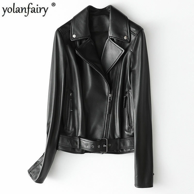 Genuine Leather Ajcket Women Clothes 2020 100% Real Sheepskin Coat Spring Autumn biker Motorcycle Jacket HQ20-YXG1981A KJ4640, Black
Genuine Leather Ajcket Women Clothes 2020 100% Real Sheepskin Coat Spring Autumn biker Motorcycle Jacket HQ20-YXG1981A KJ4640, Black