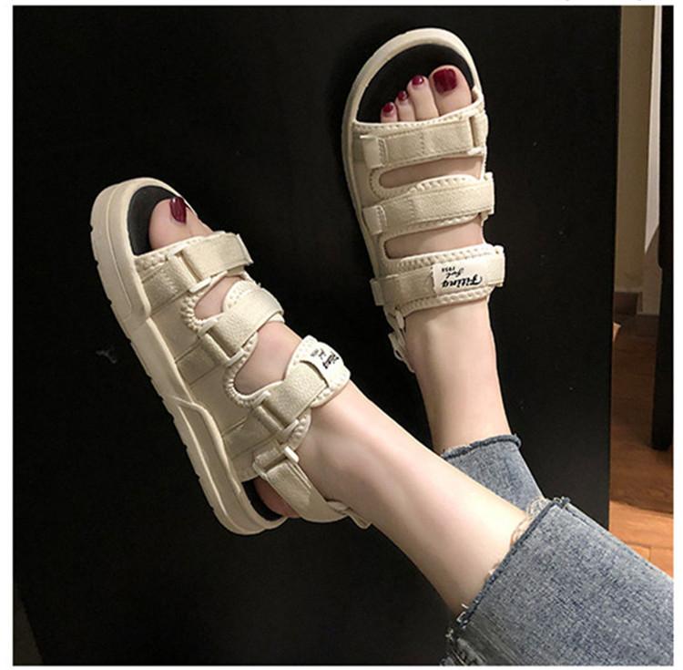 Hot Sale-Sandals Korean Version Round Head Flat Heel Shoes Dropshipping and wholesale