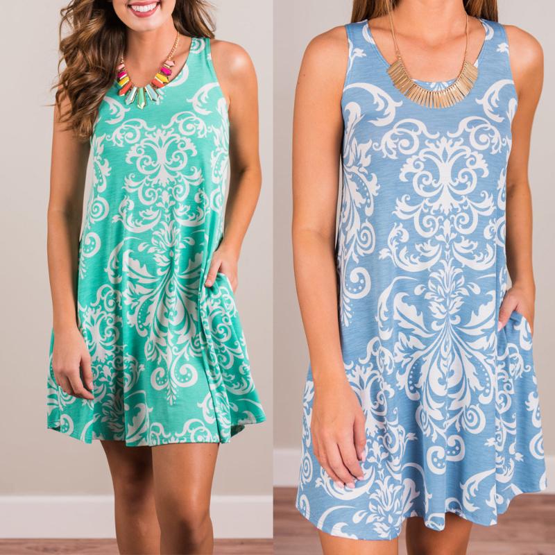 Womens Summer Vintage Boho Maxi Evening Party Beach Floral Dress Loose Summer Dress W317, Blue 
Womens Summer Vintage Boho Maxi Evening Party Beach Floral Dress Loose Summer Dress W317, Blue