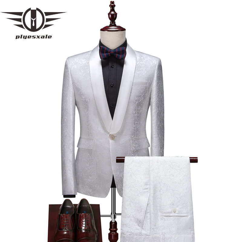 Plyesxale Shawl Collar Groom Wedding Suit White Fashion 3 Piece Banquet Prom Party Suit For Men 2020 Gentleman M-6XL Q1015, Silver
Plyesxale Shawl Collar Groom Wedding Suit White Fashion 3 Piece Banquet Prom Party Suit For Men 2020 Gentleman M-6XL Q1015, Silver