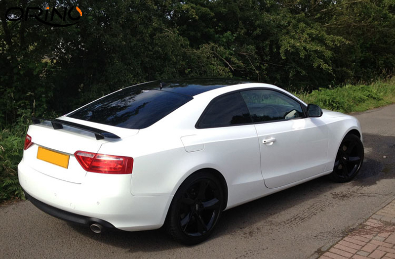 3 Layers High Glossy Black Vinyl Film Gloss Car Wrap Foil Roll For Car Roof Wrapping Covering Air Bubbles Free