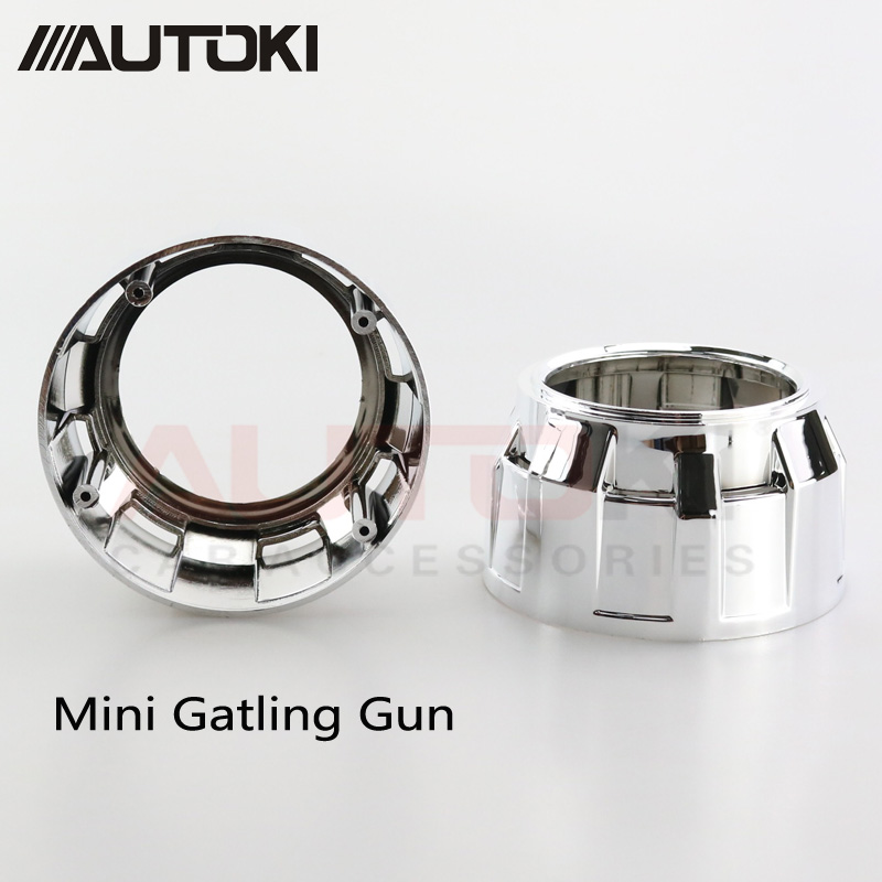 Autoki High Temperature Resistant Black Mini Gatling Gun Shrouds Mask Hoods For H1 2.5 inch WST Bixenon Projectors Lens
Autoki High Temperature Resistant Black Mini Gatling Gun Shrouds Mask Hoods For H1 2.5 inch WST Bixenon Projectors Lens