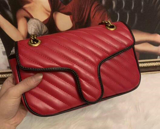 2020 best Hot Sale Top Quality Designer chain marmont Bags Handbags Wallets Leather Chain Bag Crossbody Shoulder Bags Messenger Tote Bag, Red
2020 best Hot Sale Top Quality Designer chain marmont Bags Handbags Wallets Leather Chain Bag Crossbody Shoulder Bags Messenger Tote Bag, Red
