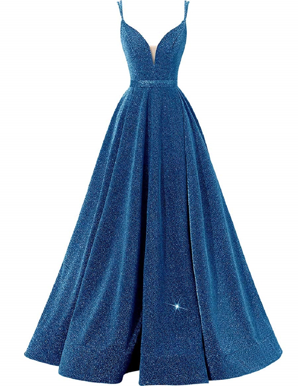 Glittery Side Slit Evening Dress Sexy Deep V-neck Spaghetti Strap Long Prom Dress wiith Pockets High Split Formal Ball Gown Lace up Back, Pink
Glittery Side Slit Evening Dress Sexy Deep V-neck Spaghetti Strap Long Prom Dress wiith Pockets High Split Formal Ball Gown Lace up Back, Pink