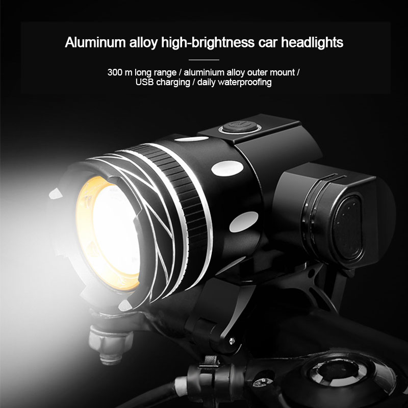 T6 USB Rear Light Adjustable Bicycle Light 1500mAh Rechargeable Battery Zoom Front Bike Headlight Lamp with Taillight
T6 USB Rear Light Adjustable Bicycle Light 1500mAh Rechargeable Battery Zoom Front Bike Headlight Lamp with Taillight