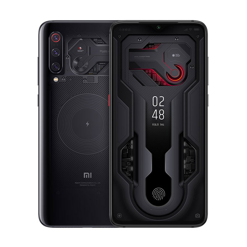 

Original Xiaomi Mi 9 Mi9 Transparent 4G LTE Cell Phone 8GB RAM 256GB ROM Snapdragon 855 48.0MP AI NFC Android 6.39" AMOLED Screen Fingerprint ID 3300mAh Smart Mobile Phone