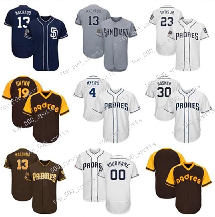 Custom Jerseys San Diego Mens Jersey Patch Manny Machado Fernando Tatis Jr. Eric Hosmer Tony Gwynn knit 1, Colour 10
Custom Jerseys San Diego Mens Jersey Patch Manny Machado Fernando Tatis Jr. Eric Hosmer Tony Gwynn knit 1, Colour 10
