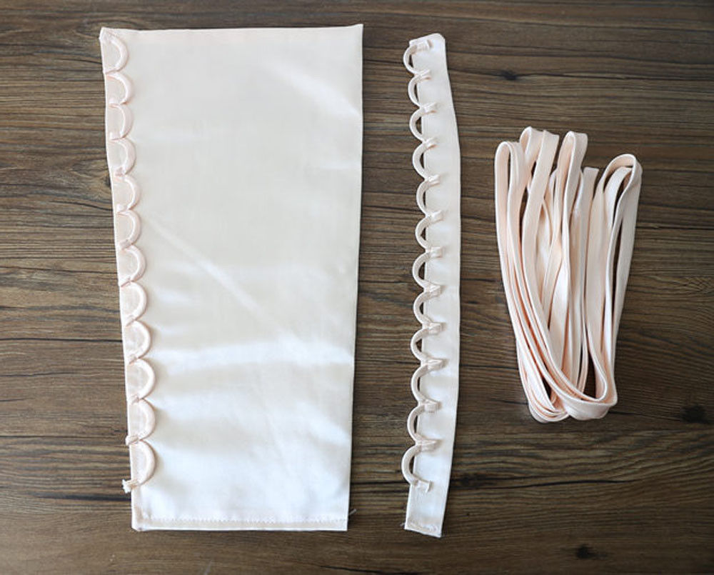 Loops With Back Panel 3 piece Set Satin Corset Wedding Gown Zipper Replacement Free Shipping Lace Up