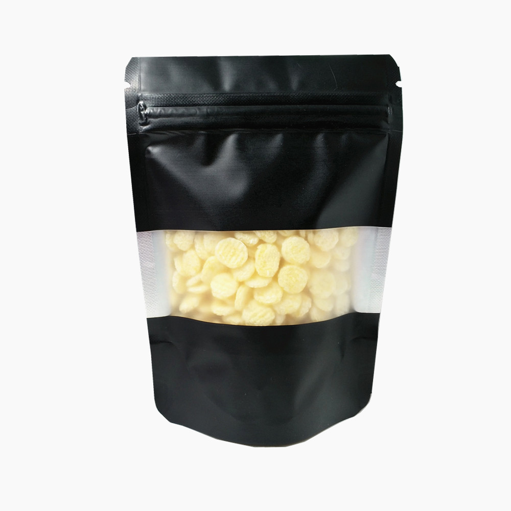 Stand Up Aluminum Zipper Seal Bag Matte Clear Plastic Window Black Zip Mylar Foil Package Bag Doypack Coffee Snacks Tea Storage Pouches
Stand Up Aluminum Zipper Seal Bag Matte Clear Plastic Window Black Zip Mylar Foil Package Bag Doypack Coffee Snacks Tea Storage Pouches