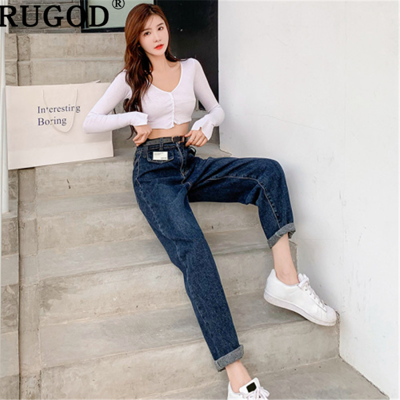 RUGOD new wide leg pants jeans women fashion high waist denim pants with belt woman vintage trousers plus size casual long, Blue
RUGOD new wide leg pants jeans women fashion high waist denim pants with belt woman vintage trousers plus size casual long, Blue