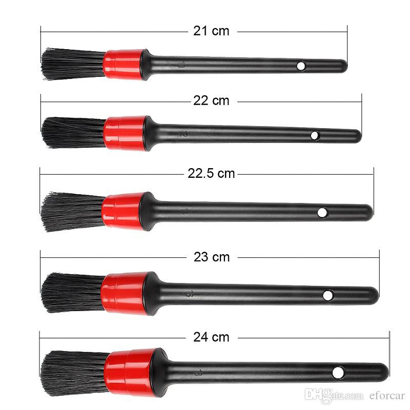 5pcs/Set Car Motorcycle Brush Wheel Window Cleaning Tool Auto detailing Brushes Home Office Dust Removal Tools