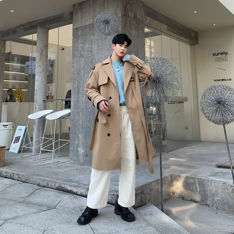 Men's Trench Coats Male Loose Long Jacket Overcoat Windbreaker Men Japan Style Streetwear Vintage Fashion Casual Khaki Coat Outerwear, 1166
Men's Trench Coats Male Loose Long Jacket Overcoat Windbreaker Men Japan Style Streetwear Vintage Fashion Casual Khaki Coat Outerwear, 1166