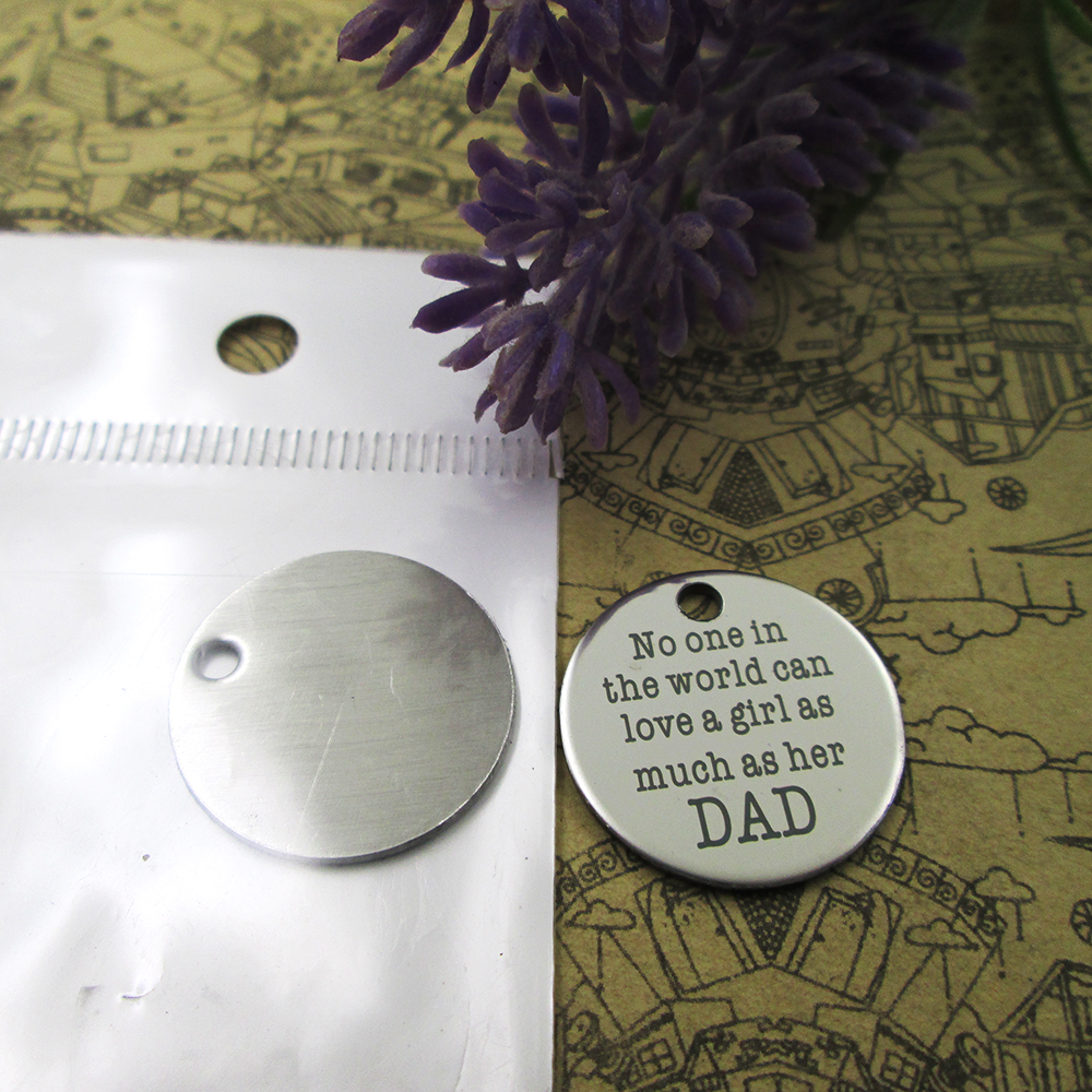 40pcs--"No one in the world can love a girl as much as her d"stainless steel charms more style for choosing DIY Charms pendants for necklace
40pcs--"No one in the world can love a girl as much as her d"stainless steel charms more style for choosing DIY Charms pendants for necklace