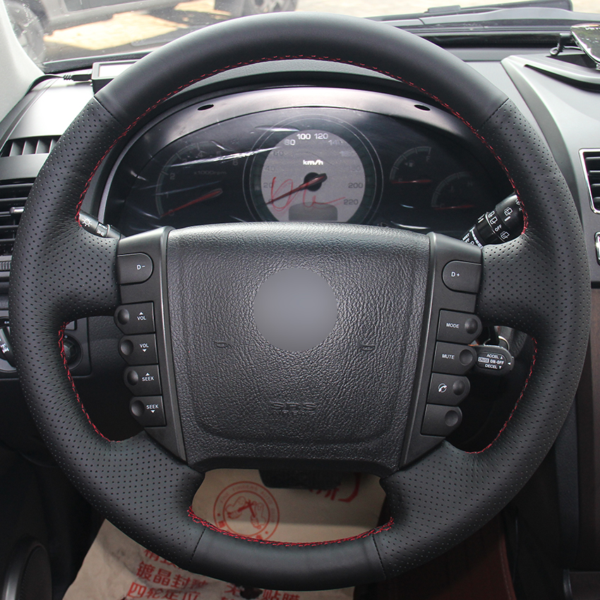 Black Synthetic Leather Car Steering Wheel Cover for Ssangyong Rexton Rexton W Rodius
Black Synthetic Leather Car Steering Wheel Cover for Ssangyong Rexton Rexton W Rodius