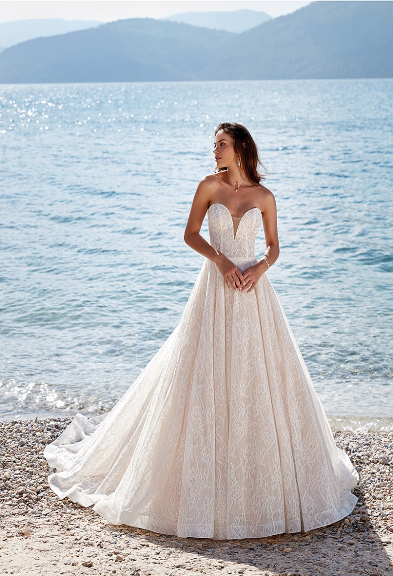 eddy k wedding dresses sweetheart backless lace bridal gowns abiti da sposa boho a line wedding dress cheap