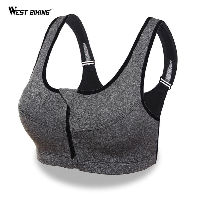WEST BIKING Women Yoga Bra Gym Fitness Front Zipper Bra Shakeproof Breathable Push Up Tank Top Padded Running Sports, White
WEST BIKING Women Yoga Bra Gym Fitness Front Zipper Bra Shakeproof Breathable Push Up Tank Top Padded Running Sports, White