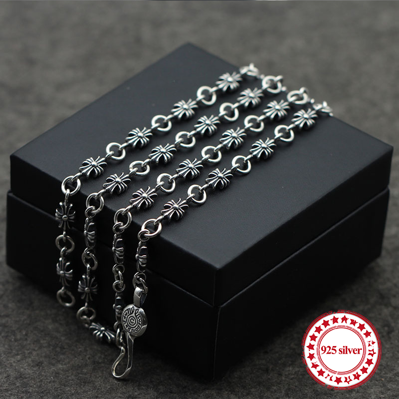 S925 sterling silver necklace bead sweater chain simple cross personality classic long paragraph domineering couple send a gift
S925 sterling silver necklace bead sweater chain simple cross personality classic long paragraph domineering couple send a gift