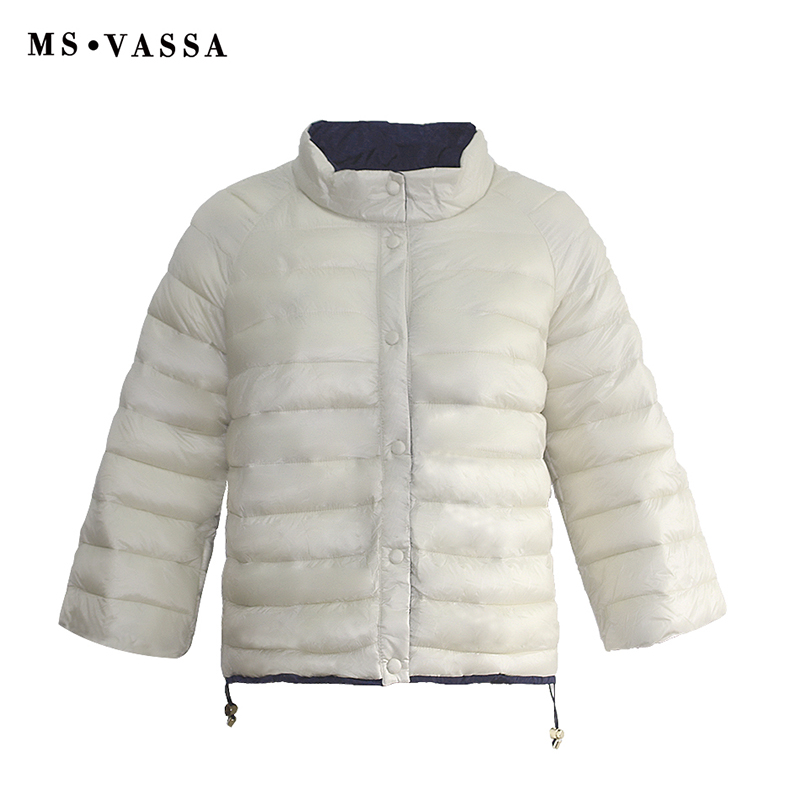 MS VASSA Parkas Women 2018 New Jackets Winter Autumn Jackets Ladies Plus size female outerwear Stand-up collar, Gray
MS VASSA Parkas Women 2018 New Jackets Winter Autumn Jackets Ladies Plus size female outerwear Stand-up collar, Gray