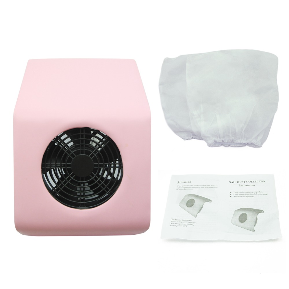 Nail Art Vacuum Cleaner for Gel Polish Glue Nail Fan Dust Suction Collector Manicure for Nail art Manucure Machine Pedicure Tool